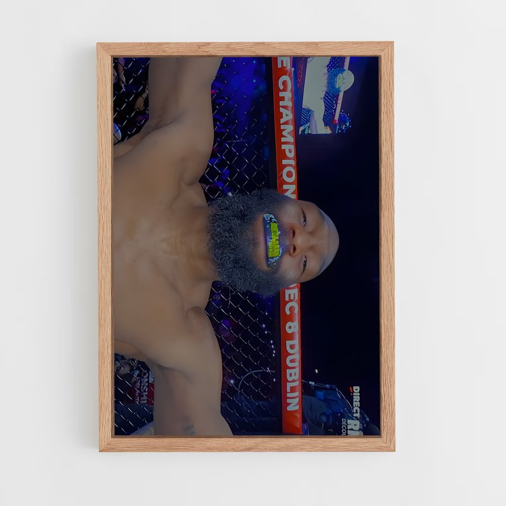 Poster Le Maître de la Barbe – affiche Muay Thai (vue 4)